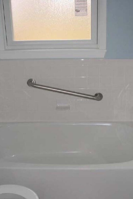 Photo: Bathroom Grab Bars installed by Accessibility Remodeling