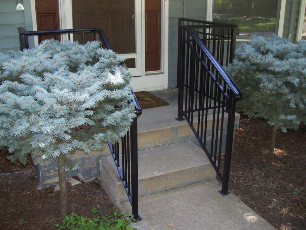 Photo: Metal Handrails installed by Accessibility 