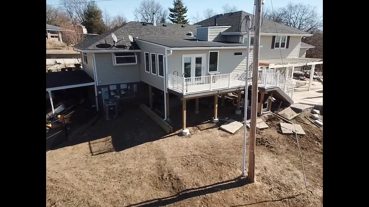 Photo: Room addition and elevator shaft project for disabled vet